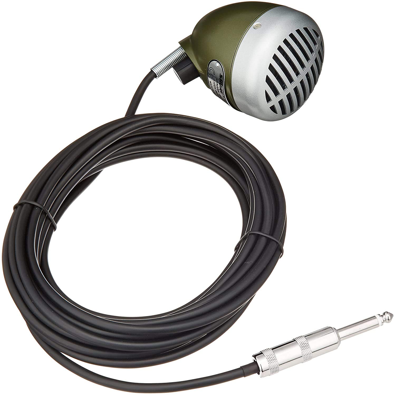 Shure Динамический микрофон на губной гармошке 520DX Green Bullet