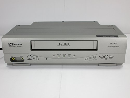 Emerson EWV404 кассетный видеомагнитофон с 4 головками и программным дисплеем на экране