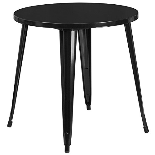 Flash Furniture 30-дюймовый круглый металлический стол ...