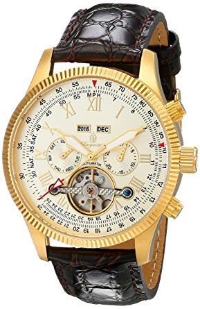 Star Time LTD- Burgmeister Мужские коричневые часы Burgmeister BM330-275 с аналоговым дисплеем и автоматическим заводом