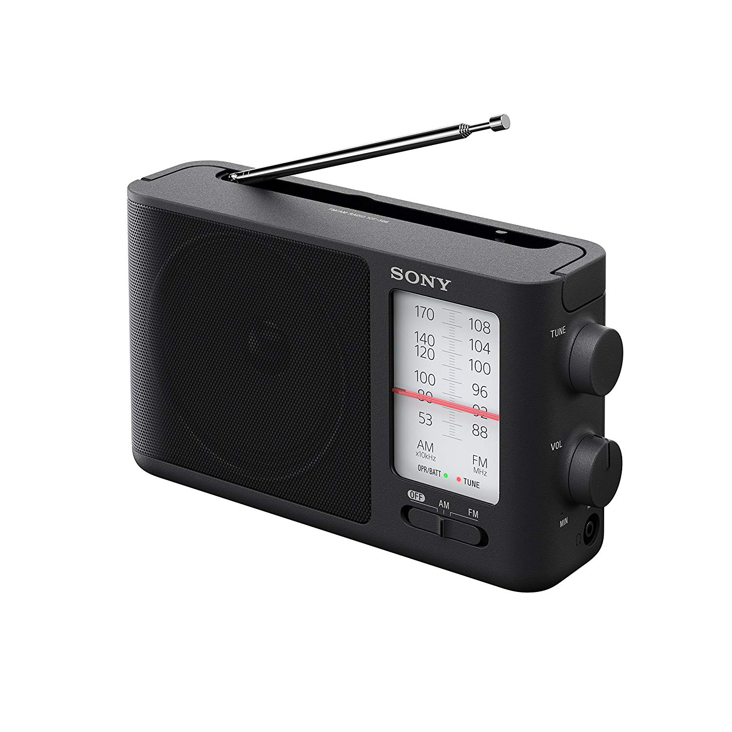Sony ICF-506 Портативное FM / AM-радио с аналоговой нас...