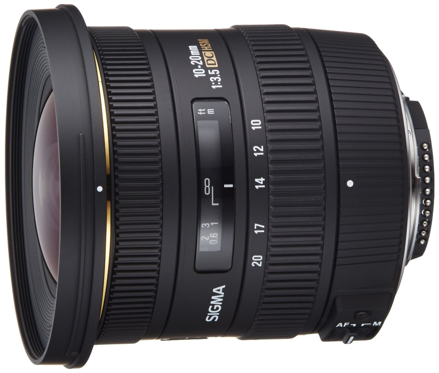 SIGMA Асферический сверхширокоугольный объектив  10-20mm f / 3.5 EX DC HSM ELD SLD для цифровых зеркальных фотоаппаратов Nikon