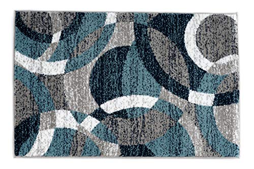 Rugshop Modern Modern Circles Area Rug Abstract