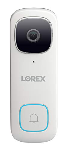  Lorex 2K QHD Wi-Fi видео дверной звонок наружная камера видеонаблюдения | Обнаружение человека и цветное ночное вид...