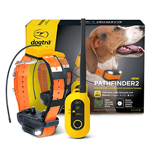  Dogtra Pathfinder 2 GPS-трекер для собак и светодиодный ошейник Без ежемесячной платы Бесплатное приложение Водонепро...