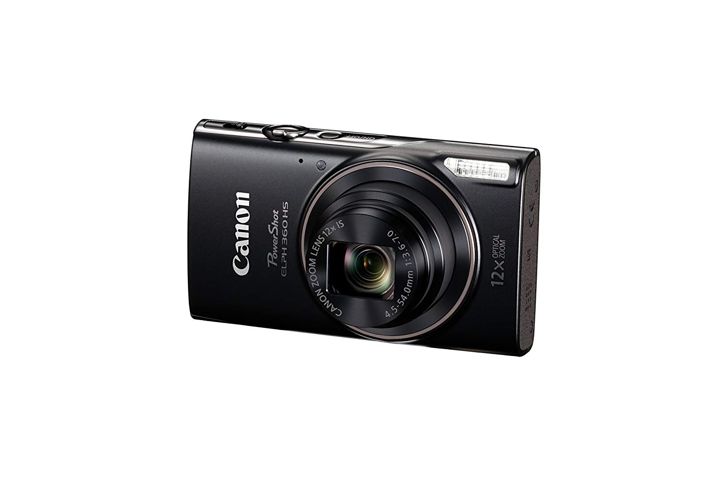  Canon Цифровая камера PowerShot ELPH 360 с 12-кратным оптическим зумом и стабилизацией изображения - Wi-Fi и NFC включены (че...