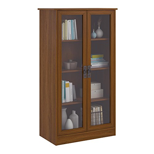 Ameriwood Home Книжный шкаф со стеклянной дверью Quinto...