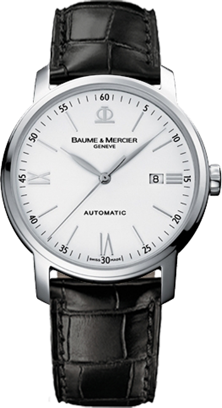 Baume & Mercier Мужские часы 8592 Classima с автоматическим кожаным ремешком