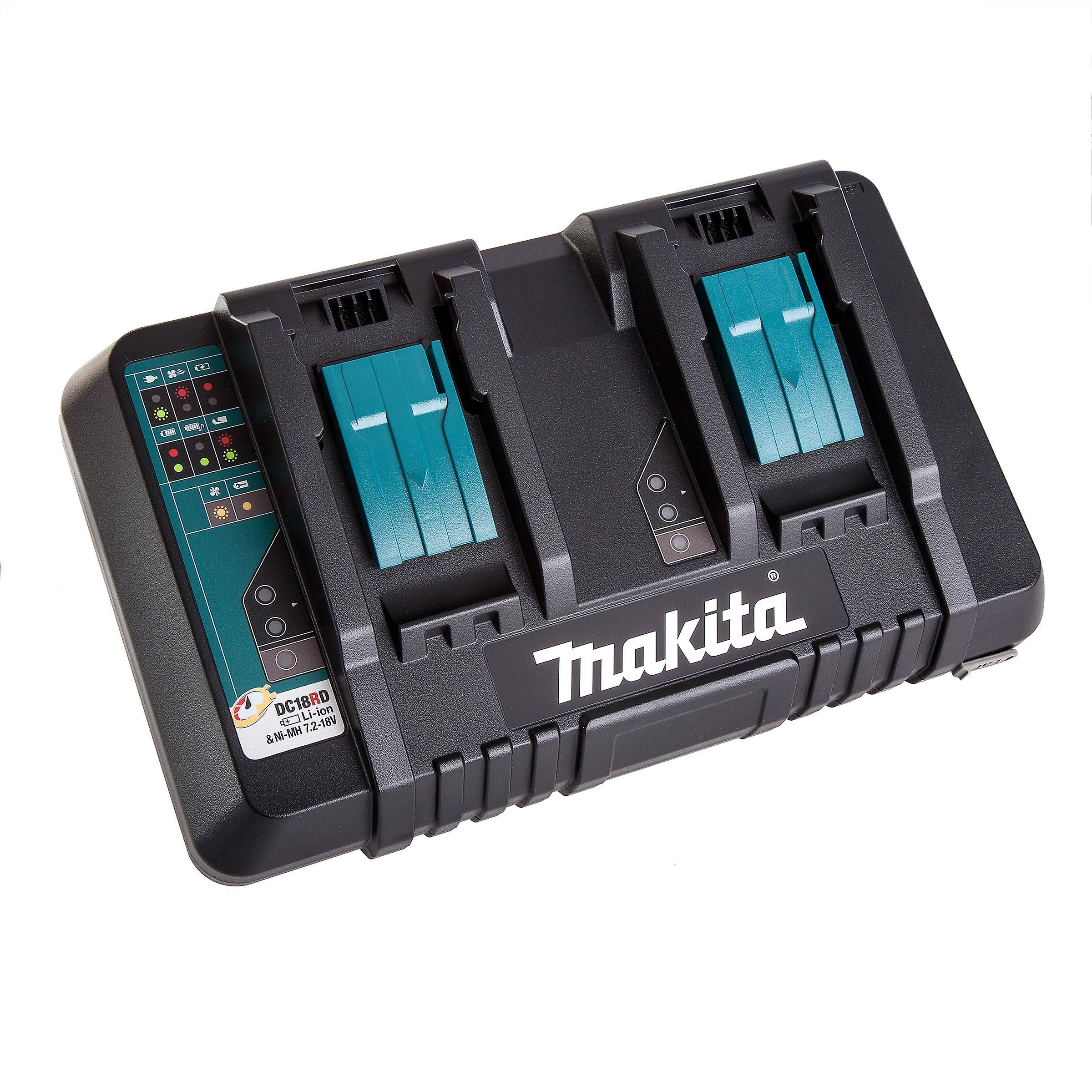 Makita Двухпортовое зарядное устройство Dc18Rd...
