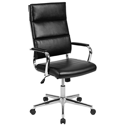 Flash Furniture Поворотное офисное кресло из мягкой кожи с высокой спинкой