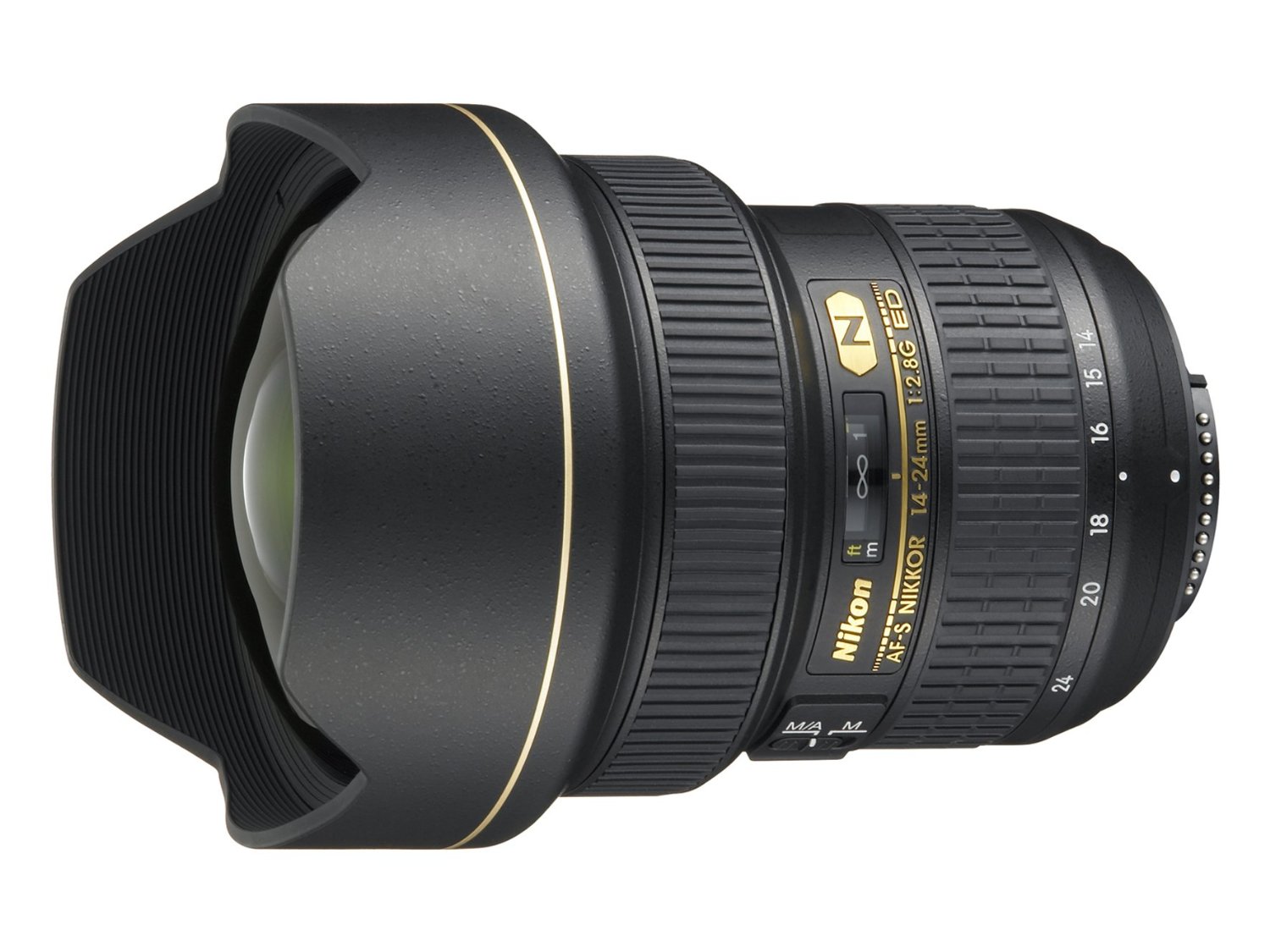 Nikon AF-S FX NIKKOR 14-24mm f / 2.8G ED зум-объектив с автофокусом для цифровых зеркальных фотоаппаратов