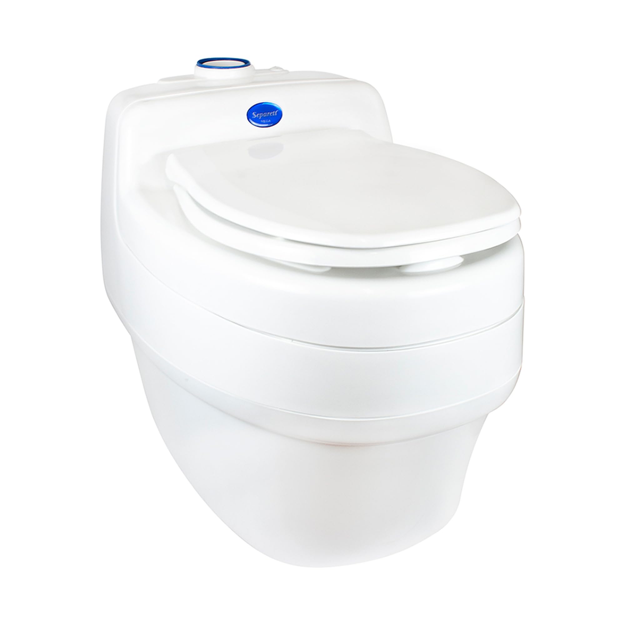 Separett Villa 9215 AC/DC 12V Urine Diverting High Capacity Waterless Composting Toilet