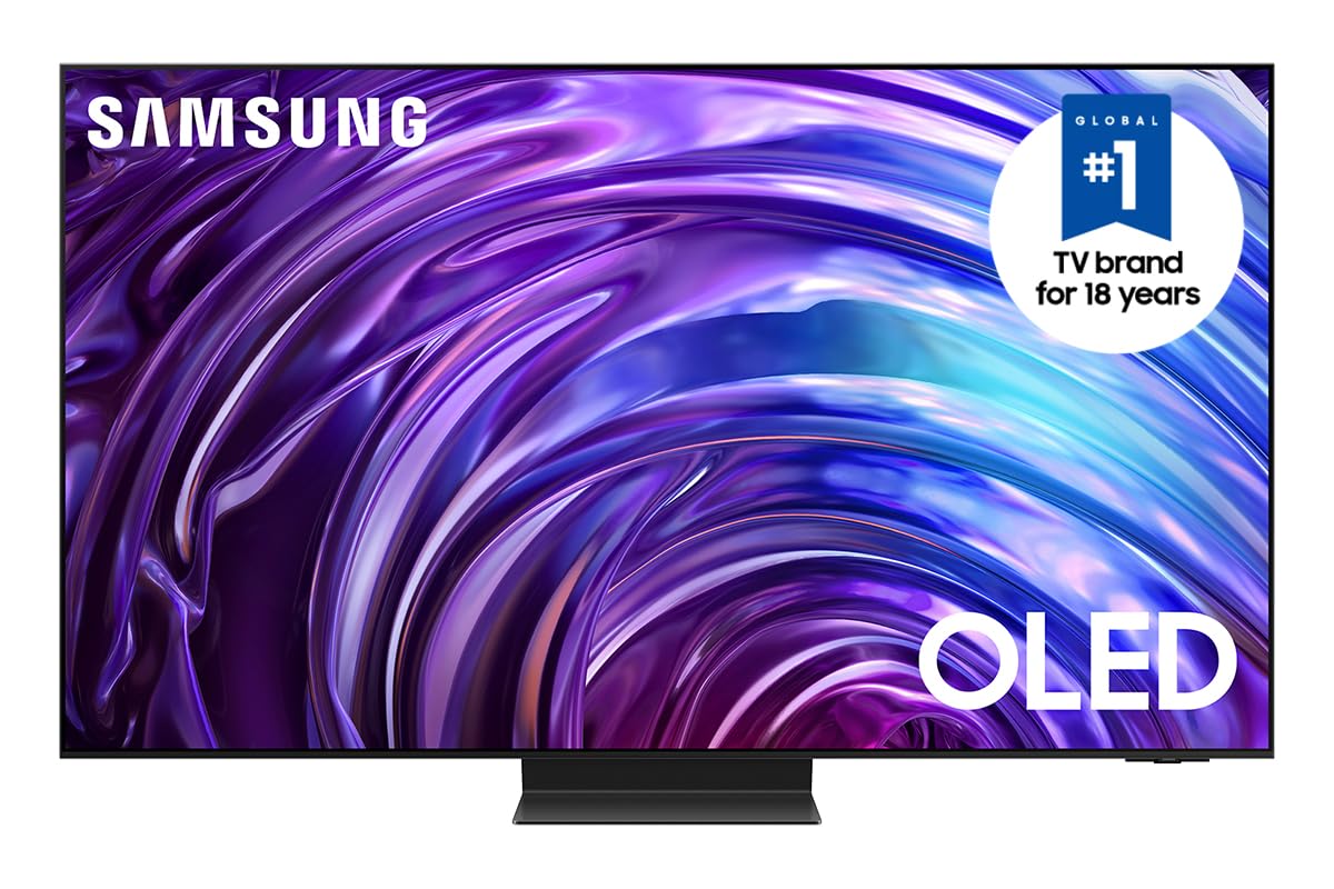 Samsung 65-Inch Class OLED 4K S95D Series HDR Pro Smart TV w/Dolby Atmos, Object Tracking Sound+, Motion Xcelerator, Real Depth Enhancer, 4K AI Upscaling, Alexa Built-in (QN65S95D, 2024 Model)