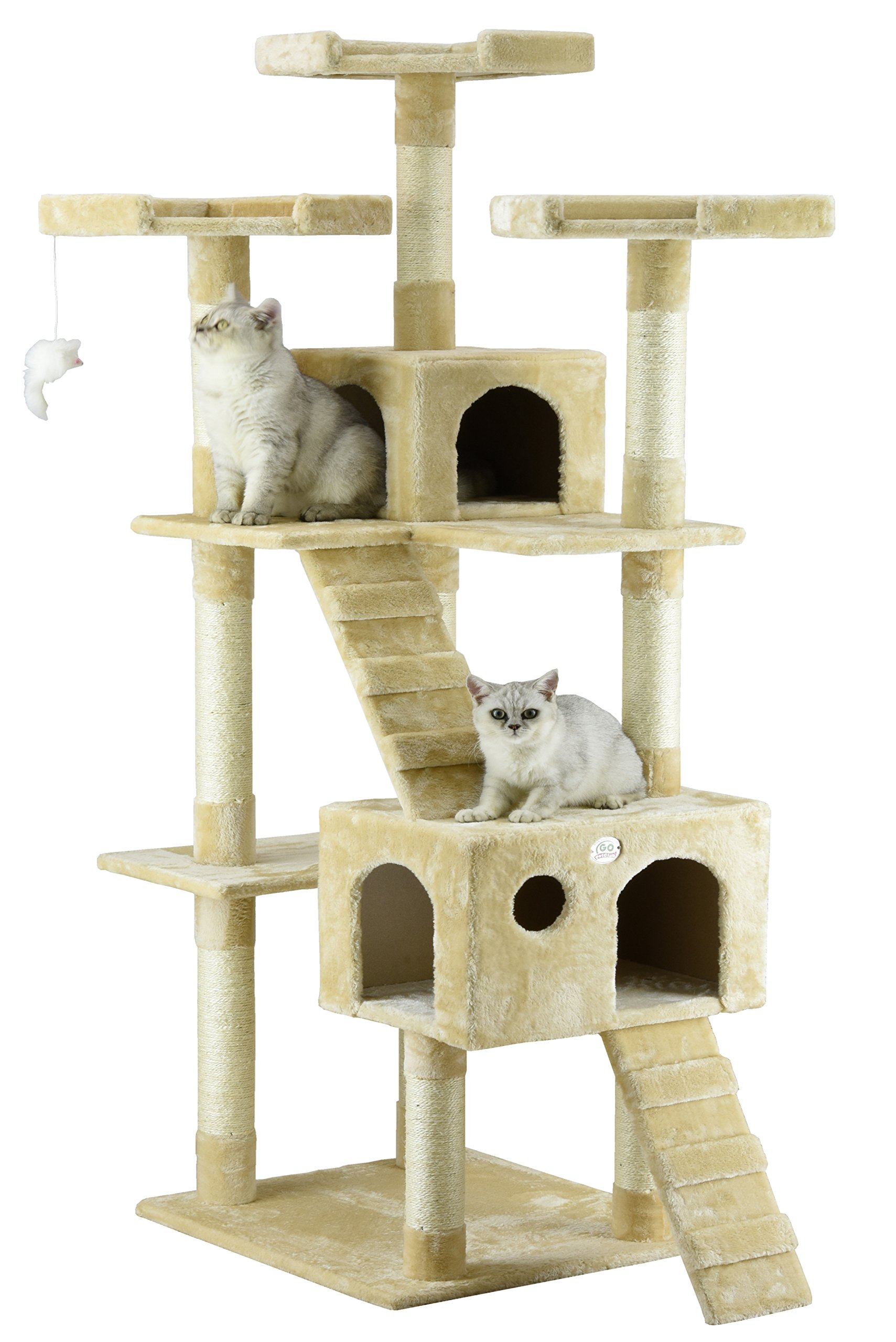 Go Pet Club 72-дюймовое кошачье дерево