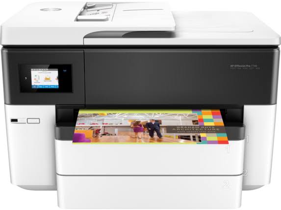 HP Широкоформатный принтер  OfficeJet Pro 7740 All-in-One с беспроводной и мобильной печатью (G5J38A)