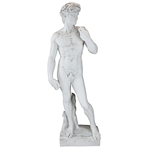 Design Toscano Склеенная мраморная статуя Давида (1504 г.)