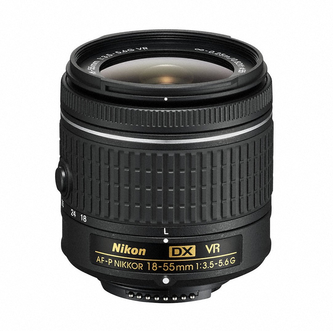 Nikon Объектив AF-P DX NIKKOR 18-55mm f / 3.5-5.6G VR для цифровых зеркальных фотоаппаратов