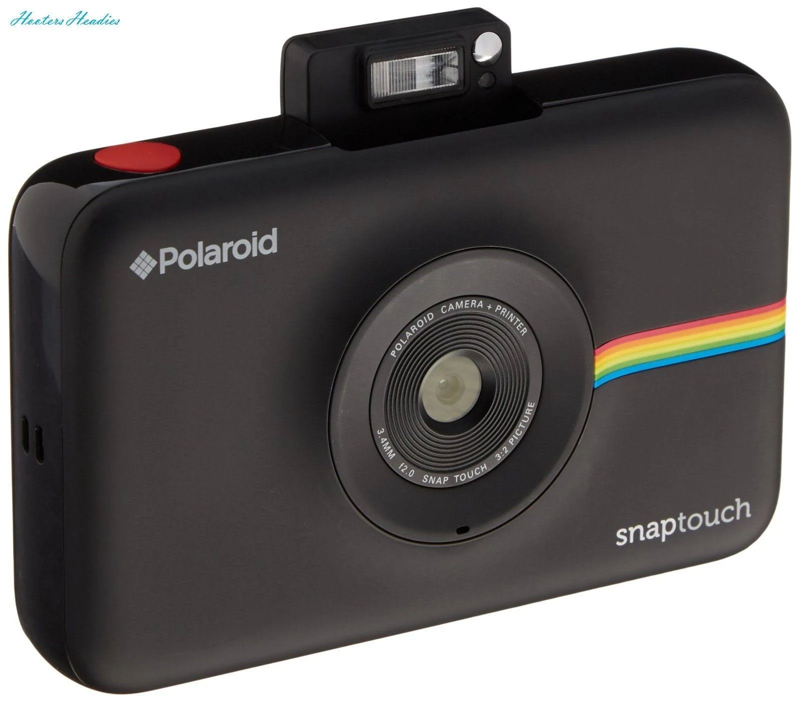 Polaroid Цифровая камера Snap Touch Instant Print с ЖК-дисплеем (черный) с технологией печати Zink Zero Ink