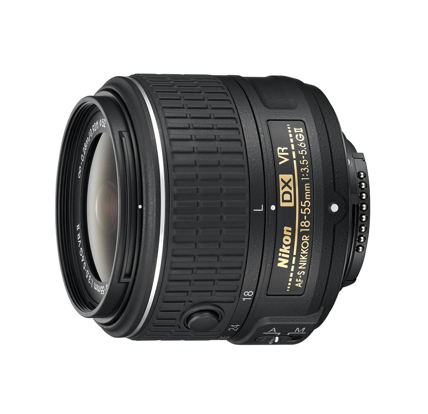 Nikon AF-S DX NIKKOR 18-55mm f / 3.5-5.6G Vibration Reduction II зум-объектив с автофокусом для цифровых зеркальных фотоаппаратов
