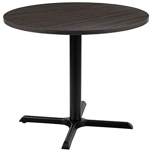 Flash Furniture 36-дюймовый круглый многоцелевой конференц-стол цвета Rustic Grey