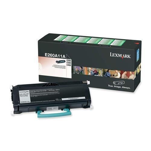 Lexmark Картридж с тонером E260A11A E260 E360 E460 E462 (черный) в розничной упаковке