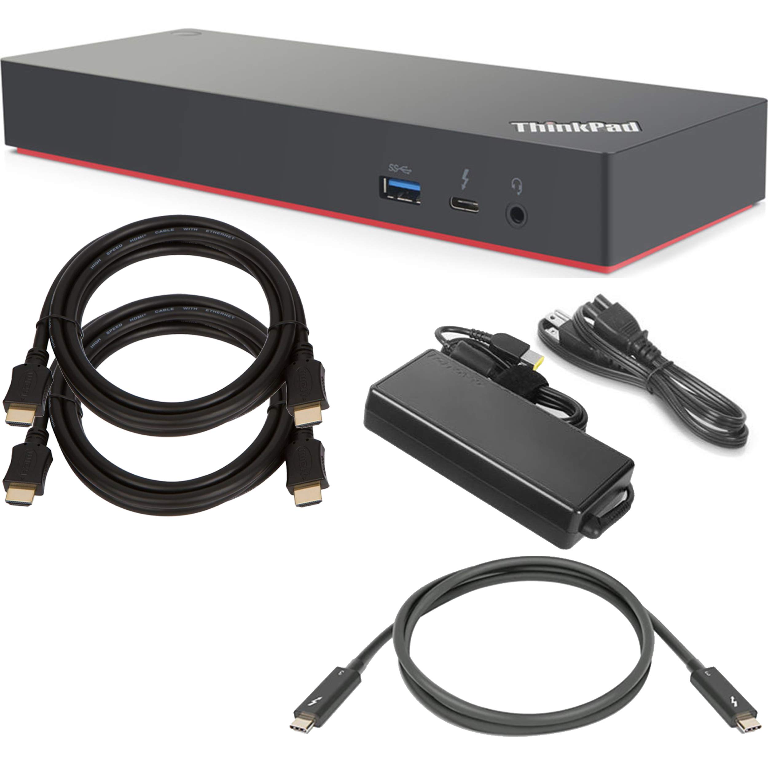 ShopSmart Deals Док-станция Lenovo ThinkPad Thunderbolt 3 Dock Gen 2 (135 Вт) (40AN0135US) + стартовый комплект SSD