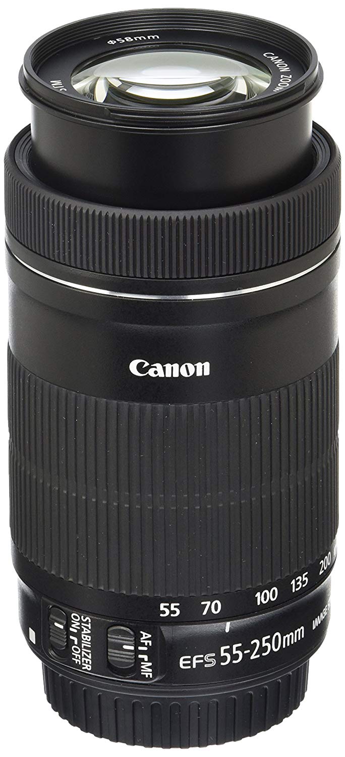 Canon Объектив EF-S 55-250mm F4-5.6 IS STM для зеркальн...