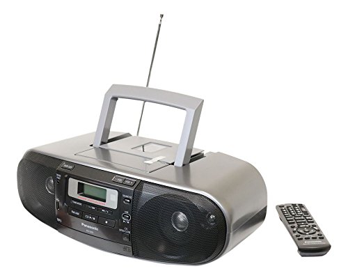  Panasonic RX-D55GC-K Бумбокс High Power MP3 CD AM / FM Кассетный магнитофон с USB и музыкальным портом Высококачественный звук с...