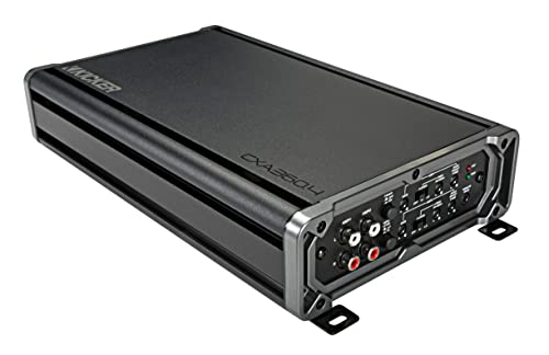  Kicker 46CXA3604T 360 Вт RMS 4-канальный 50–200 Гц автомобильный аудиоусилитель класса A/B с регулируемыми фильтрами высоких...