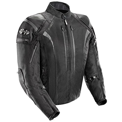 Joe Rocket Мужская текстильная куртка Atomic 5.0 черного цвета - средний размер