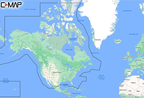 C-MAP Откройте для себя озера Северной Америки Карта США/Канады для морской GPS-навигации