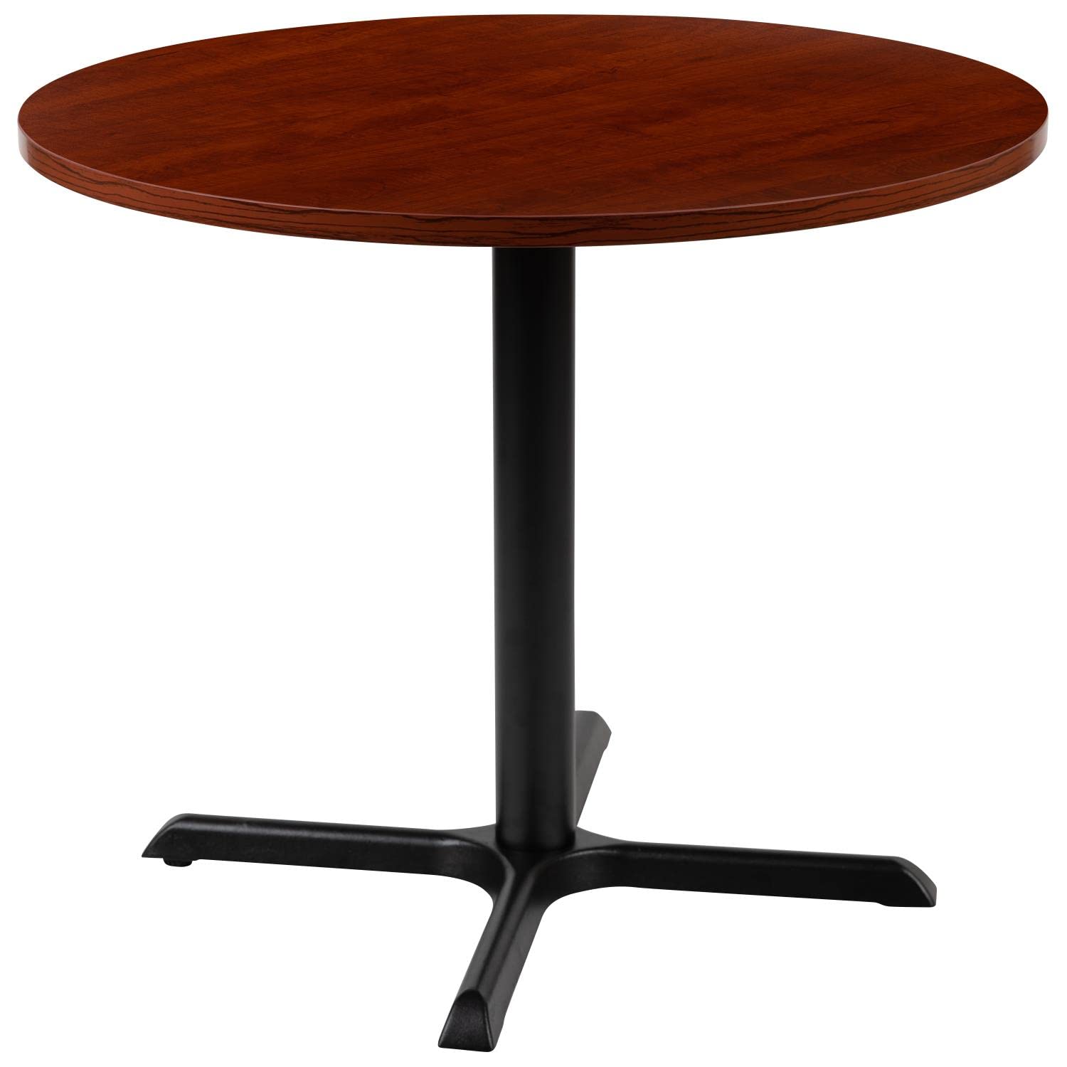 Flash Furniture 36-дюймовый круглый многоцелевой стол для совещаний в цвете Cherry