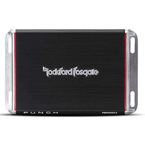 Rockford Fosgate PBR300X2 Punch 300 Вт 2-канальный рельсовый усилитель