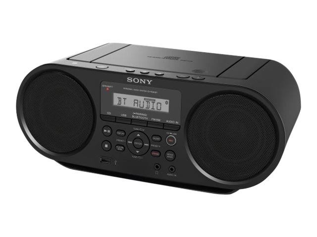 Sony ZSRS60BT CD Boombox с Bluetooth и NFC (черный)