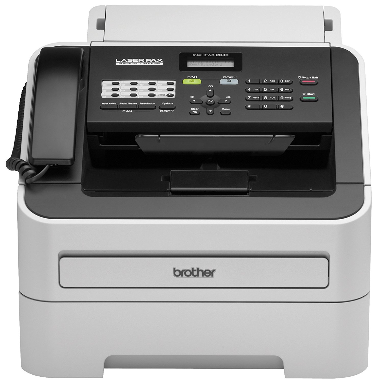 Brother Printer Беспроводной монохромный принтер RFAX2840 со сканером и факсом (после ремонта)