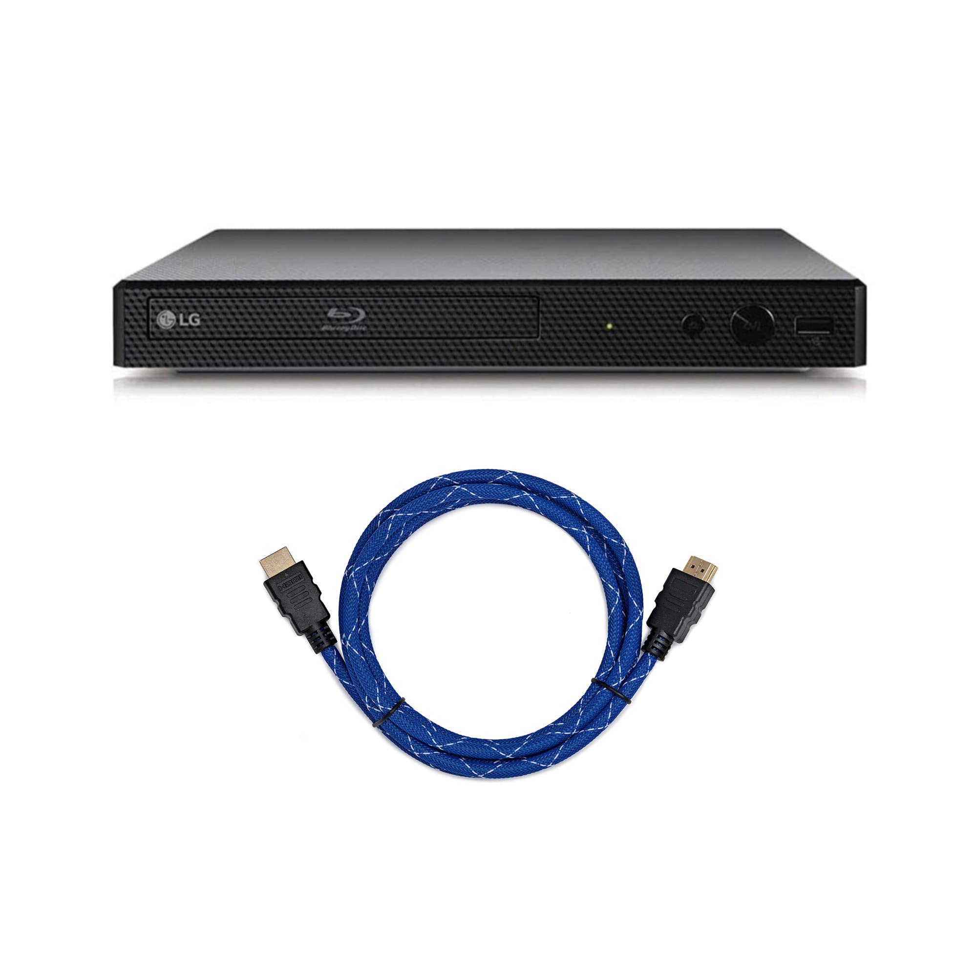 LG DVD-плеер Blu-Ray BP175 с комплектом портов HDMI (поставляется с кабелем HDMI длиной 6 футов)