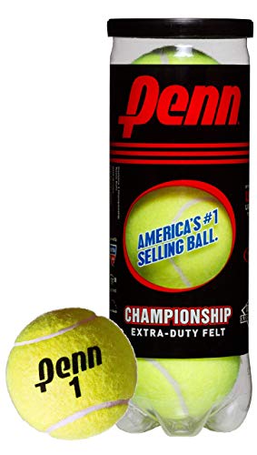 Shock Doctor Теннисные мячи Penn Championship - теннисные мячи повышенной прочности из войлока под давлением