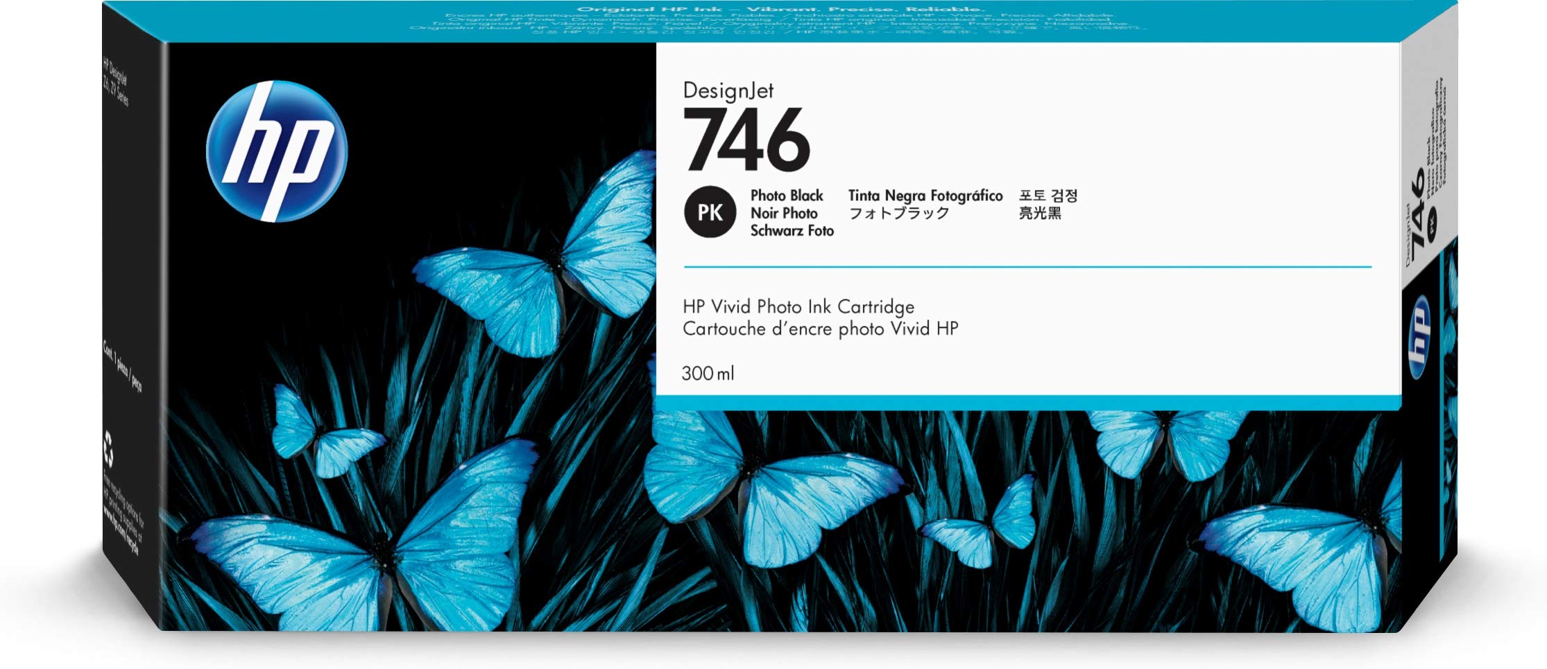 HP Оригинальный струйный картридж 746 Photo Black емкос...
