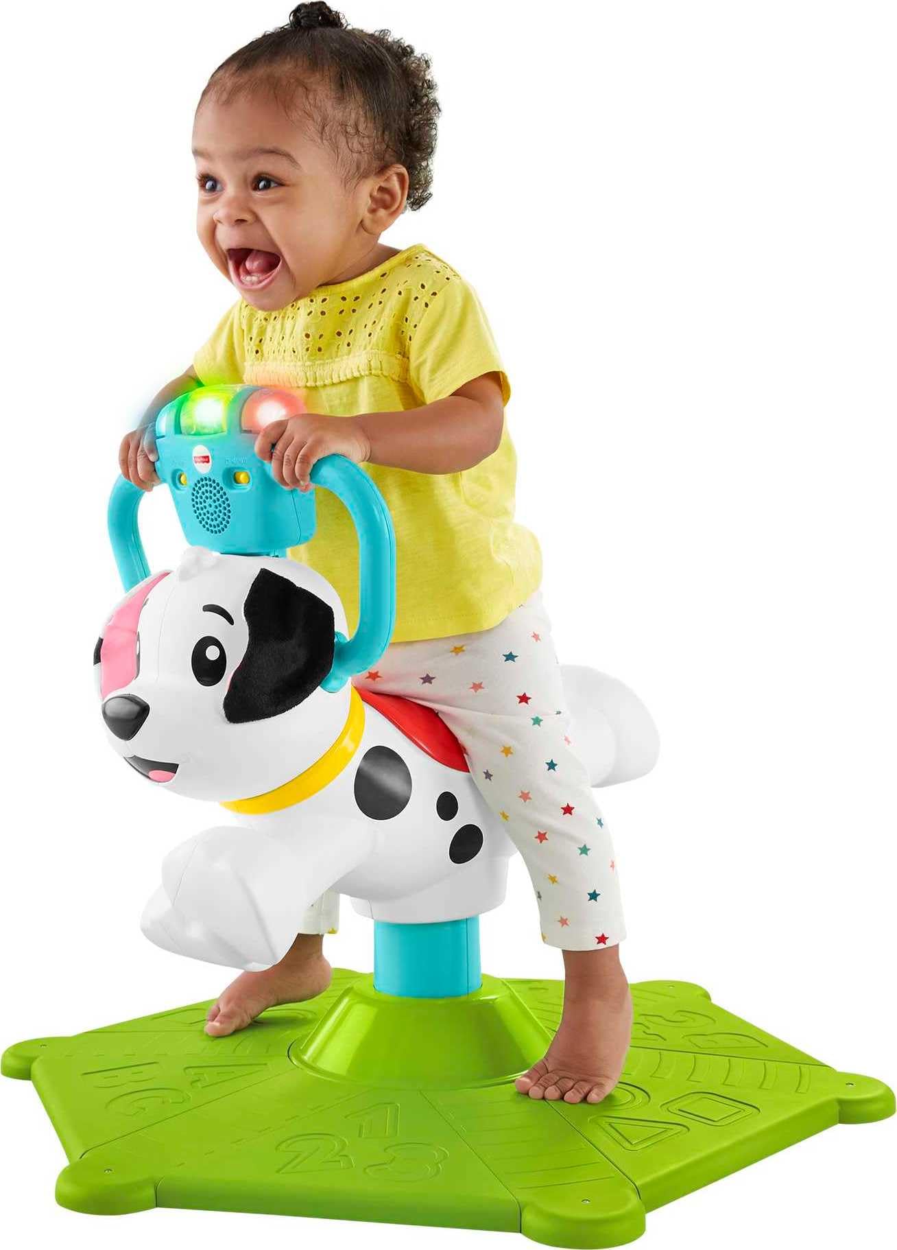 Fisher-Price Toddler Ride-On Learning Toy, Bounce and S...