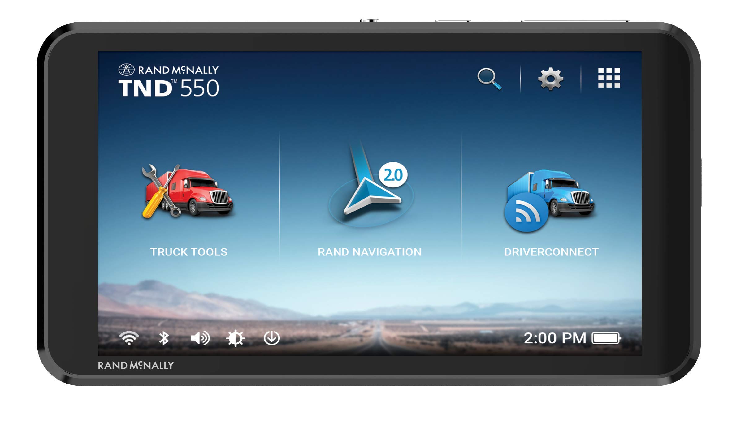  Rand McNally TND 550 5-дюймовый GPS-навигатор для грузовиков Удобный для чтения дисплей Индивидуальные маршруты для гр...