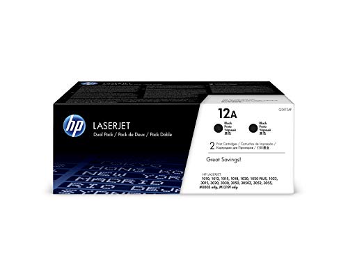 HP 12А | Q2612D | 2 картриджа с тонером | Черный