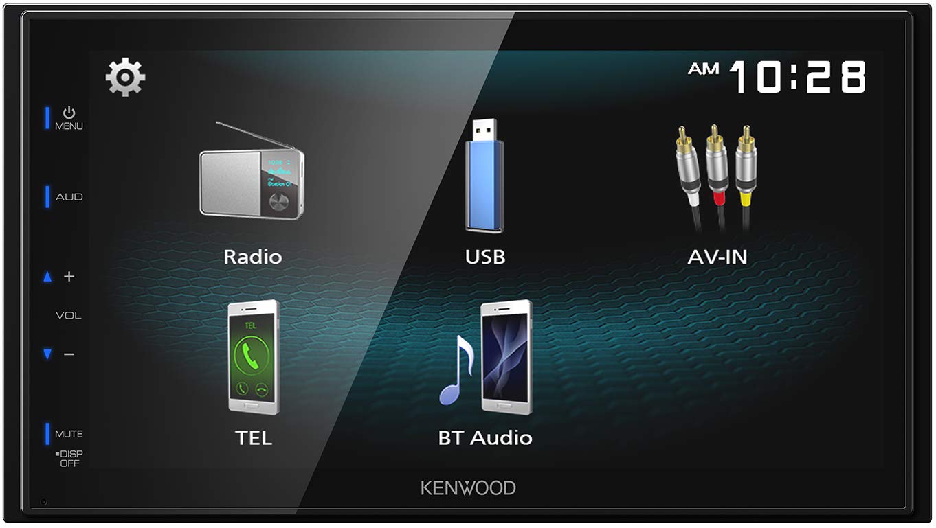 KENWOOD DMX125 / DMX125BT / DMX125BT 6.8 Цифровой мультимедийный приемник с Bluetooth