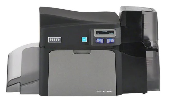 Fargo DTC 4250e Цветной принтер для удостоверений личности с сублимацией красителя/термополимером — двусторонний