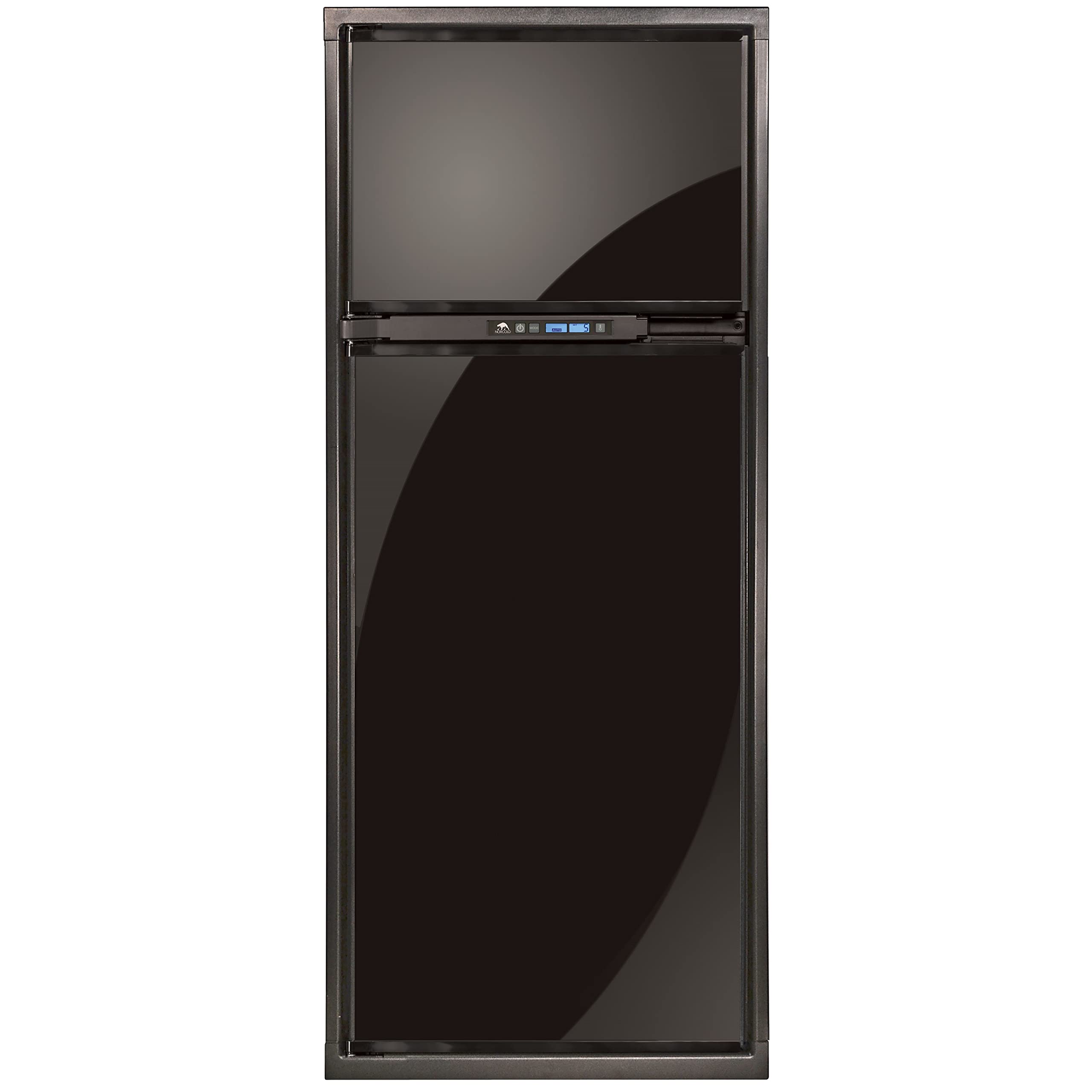 NORCOLD INC INC N7XFL Polar N7X Series 2-Way AC/LP RV Refrigerator with Fan - 7 cu. ft., Black, LH Door