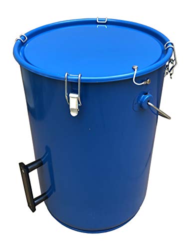  MirOil 30-литровая 6-галлонная тележка для утилизации масла с замком на крышке | Безопасное хранение и транспорти...