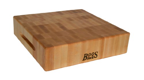  John Boos "Блок CCB151503 Классический реверсивный рубильный блок для торцевого зерна из кленового дерева, 15 дюймов...