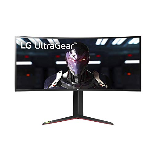  LG 34GP83A-B 34-дюймовый 21:9 UltraGear Curved QHD (3440 x 1440) 1 мс игровой монитор Nano IPS с частотой 160 Гц и совместимостью с G-SYNC — черный...