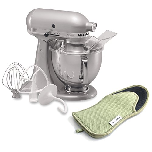 KitchenAid KSM150PSMC Artisan Series 5-Qt. Стационарный миксер с защитным экраном - металлический хром