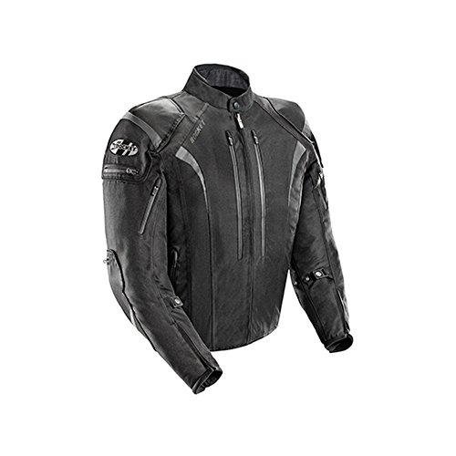 Joe Rocket Текстильная дорожная мотоциклетная куртка Atomic 5.0 для мужчин — черный/черный / 3X-Large