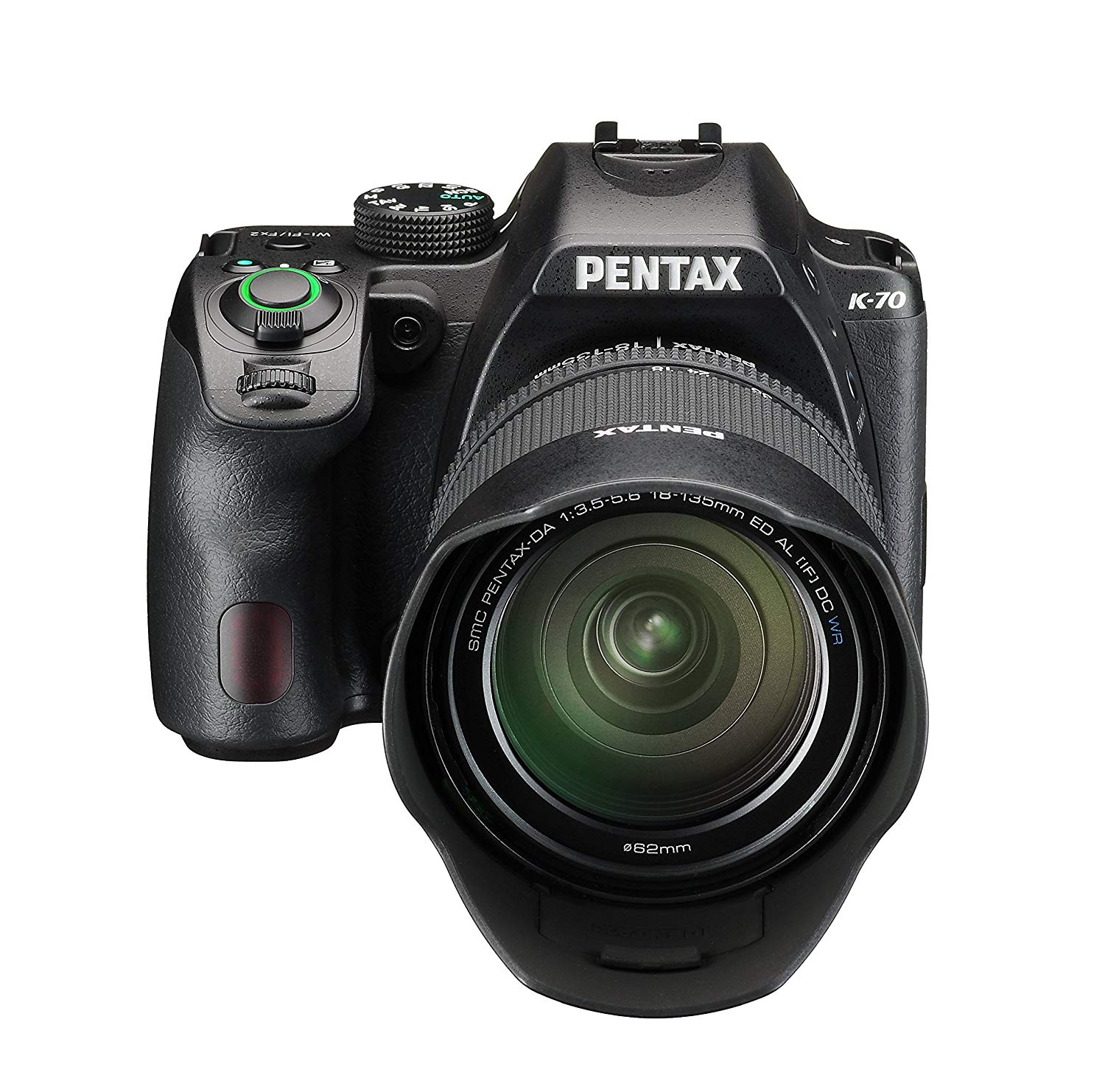 Pentax Водонепроницаемая зеркальная камера K-70 с объективом 18-135 мм (черная)